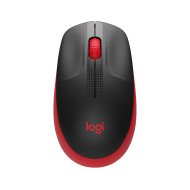 Logitech M190 souris sans fil Optique 1000 DPI Noir/Rouge