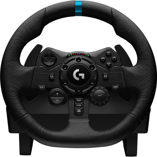 Logitech G G923 TRUEFORCE SIM Volant + pédales USB Noir PS4 & PC 