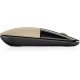 HP Souris sans fil Z3700 or