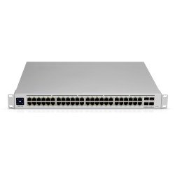 Ubiquiti Networks UniFi USW-PRO-48 commutateur réseau Géré L2/L3 Gigabit Ethernet (10/100/1000) 1U Argent Ubiquiti Networks UniFi USW-PRO-48 commutateur réseau Géré L2/L3 Gigabit Ethernet (10/100/1000) 1U Argent