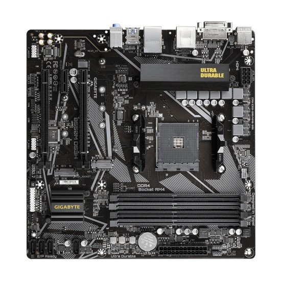 Gigabyte B550M DS3H Emplacement AM4 Micro ATX AMD B550