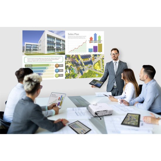 Epson EB-W53 4000 ANSI lumens 3LCD WXGA (1200x800) Blanc