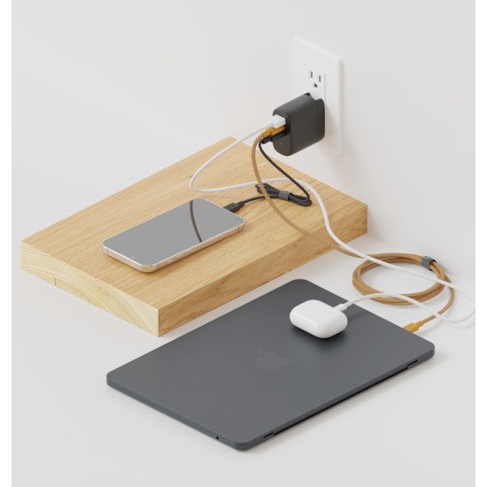 Native Union Fast Gan Charger Pd 67W Ordinateur portable, Smartphone, Tablette Blanc Secteur Charge rapide Intérieure