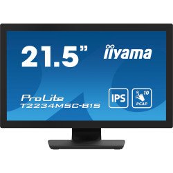 iiyama ProLite T2234MSC-B1S écran PC 54,6 cm (21.5") 1920 x 1080 pixels Full HD Écran tactile Noir iiyama ProLite T2234MSC-B1S écran PC 54,6 cm (21.5") 1920 x 1080 pixels Full HD Écran tactile Noir