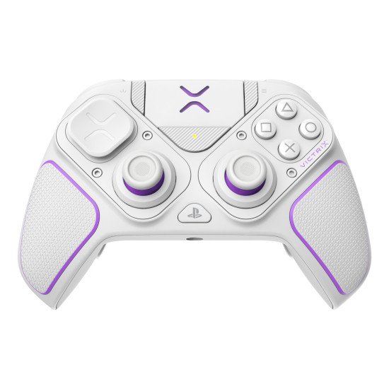 PDP 052-002-WH accessoire de jeux vidéo Violet, Blanc RF/USB Manette de jeu Analogique/Numérique PC, PlayStation 4, PlayStation 5