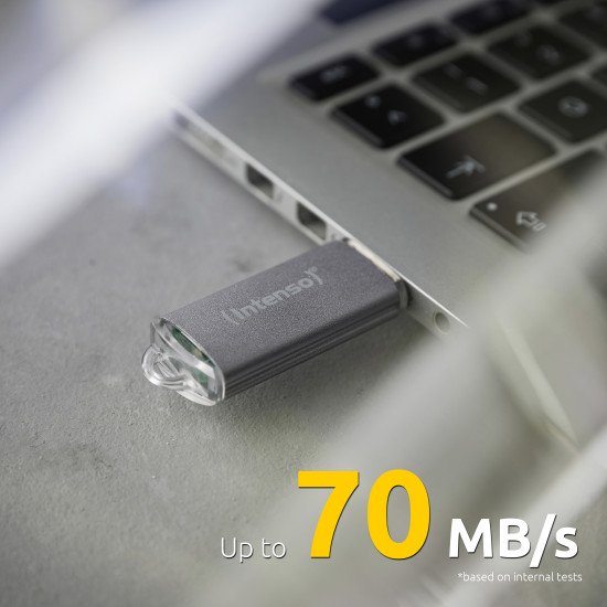 Intenso MEMORY DRIVE FLASH USB3.2 64GB/3541490 lecteur USB flash 64 Go USB Type-A 3.2 Gen 1 (3.1 Gen 1) Argent