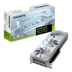 GIGABYTE GeForce RTX 5070 EAGLE OC ICE SFF 12G Carte Graphique - 12 Go GDDR7, 192 bits, PCI-E 5.0, 2587 MHz Core Clock, 3 x DP 2.1a, 1 x HDMI 2.1b, NVIDIA DLSS 4, GV-N5070EAGLEOC ICE-12GD GIGABYTE GeForce RTX 5070 EAGLE OC ICE SFF 12G Carte Graphique - 12 Go GDDR7, 192 bits, PCI-E 5.0, 2587 MHz Core Clock, 3 x DP 2.1a, 1 x HDMI 2.1b, NVIDIA DLSS 4, GV-N5070EAGLEOC ICE-12GD