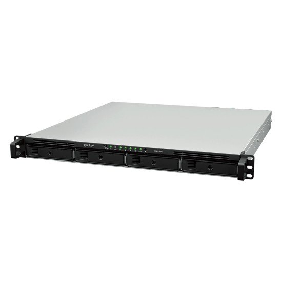 Synology RackStation RS826RP+ serveur de stockage NAS Rack (1 U) AMD Ryzen V1500B 4 Go DDR4 0 To DiskStation Manager Noir, Gris