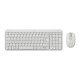 Logitech MK250 Combo clavier Souris incluse Universel RF sans fil + Bluetooth QWERTY Espagnole Blanc