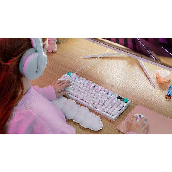 Logitech G G316 X 98 clavier Gaming USB QWERTY Anglais Blanc