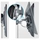 StarTech.com Support Mural Articulé Robuste pour Téléviseur à Écran Plat jusqu'à 100" et 85kg, VESA 800x500, Support à Profil Bas, Conforme TAA