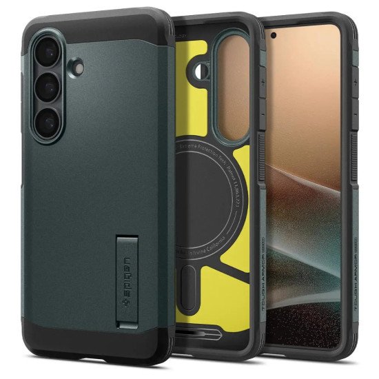 Spigen Tough Armor (Magfit) coque de protection pour téléphones portables 16 cm (6.3") Housse Vert foncé