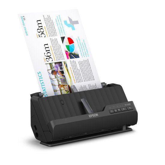 Epson ES-C320W Chargeur automatique de documents + Scanner à feuille 600 x 600 DPI A4 Noir