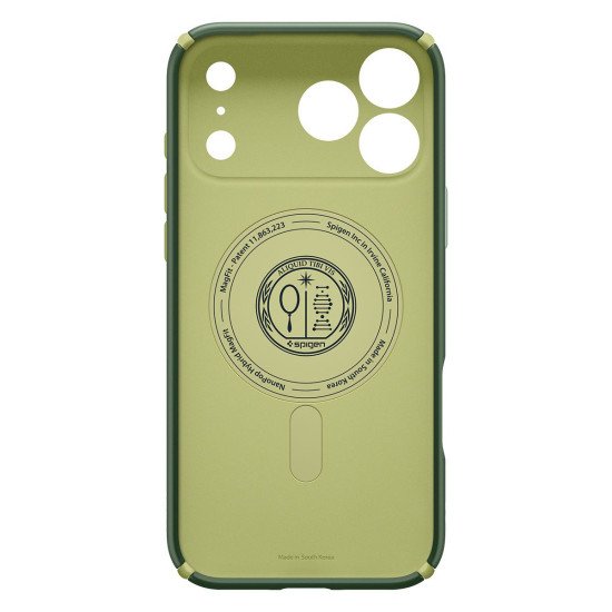 Spigen Nano Pop Hybrid (MagFit) coque de protection pour téléphones portables 16 cm (6.3") Housse Vert foncé