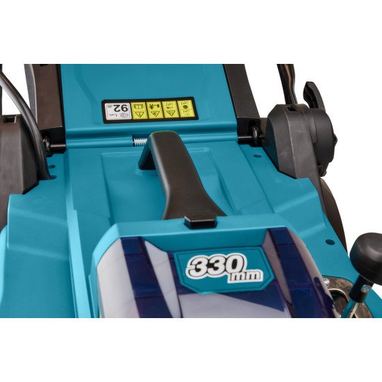 Makita DLM330RT tondeuse à gazon Tondeuse à gazon poussée Batterie Noir, Bleu Makita DLM330RT tondeuse à gazon Tondeuse à gazon poussée Batterie Noir, Bleu
