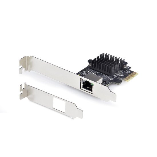 StarTech.com Carte Réseau PCIe Gigabit 5G à 1 Port, Carte LAN PCI Express 5G/2,5G/1G/100M/10M, Realtek RTL8126, Windows et Linux, Conforme TAA StarTech.com Carte Réseau PCIe Gigabit 5G à 1 Port, Carte LAN PCI Express 5G/2,5G/1G/100M/10M, Realtek RTL8126, Windows et Linux, Conforme TAA