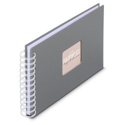Hama 00009836 album photo et protège-page Gris 50 feuilles 10 x 15 Reliure spiralée