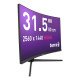 TERRA 3285W écran PC 80 cm (31.5") 2560 x 1440 pixels Wide Quad HD LCD Noir