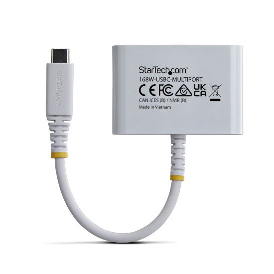 StarTech.com Adaptateur Multiport USB-C vers HDMI avec Charge PD 140W, HDMI 4K 60Hz, Hub USB 5 Gbps, Mini Dock pour MacBook / Dell / Thinkpad / HP / iPad / Tablettes