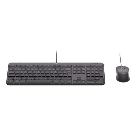 Logitech Signature Slim Combo MK620 for Business clavier Souris incluse Bureau USB QWERTY Anglais britannique Graphite
