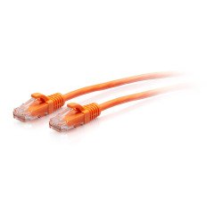 C2G Câble de raccordement Ethernet fin Cat6a non blindé (UTP) avec protection anti-accrochage de 1,5 m - Orange C2G Câble de raccordement Ethernet fin Cat6a non blindé (UTP) avec protection anti-accrochage de 1,5 m - Orange