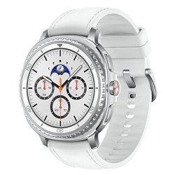 Samsung Galaxy Watch 8 Classic 3,3 cm (1.3") AMOLED 46 mm Numérique 438 x 438 pixels Écran tactile 4G Argent Wifi GPS (satellite)