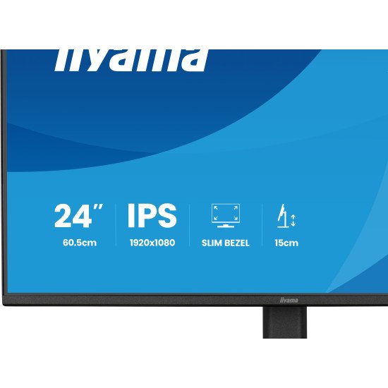 iiyama ProLite XB2491H-B1 écran PC 60,5 cm (23.8") 1920 x 1080 pixels Full HD LCD Noir