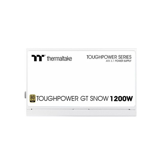 Thermaltake Toughpower GT Snow 1200W unité d'alimentation d'énergie 24-pin ATX ATX Blanc Thermaltake Toughpower GT Snow 1200W unité d'alimentation d'énergie 24-pin ATX ATX Blanc