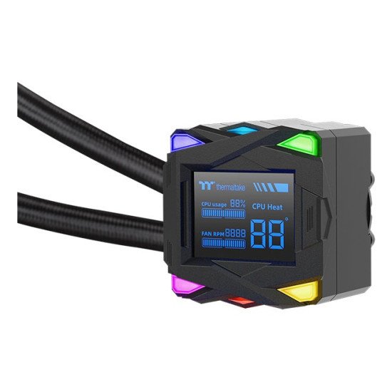 Thermaltake LA360-S ARGB Carte-mère Kit de refroidissement du liquide 12 cm Noir 1 pièce(s) Thermaltake LA360-S ARGB Carte-mère Kit de refroidissement du liquide 12 cm Noir 1 pièce(s)