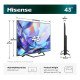 Hisense 43A7DS 109,2 cm (43") 4K Ultra HD Smart TV Wifi Noir