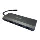 LC-Power LC-HUB-C-MULTI-7-M2 hub & concentrateur USB 3.2 Gen 1 (3.1 Gen 1) Type-C 5000 Mbit/s Anthracite LC-Power LC-HUB-C-MULTI-7-M2 hub & concentrateur USB 3.2 Gen 1 (3.1 Gen 1) Type-C 5000 Mbit/s Anthracite