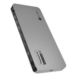 ICY BOX IB-DK7402-C31 Avec fil USB 3.2 Gen 2 (3.1 Gen 2) Type-C Noir, Anthracite