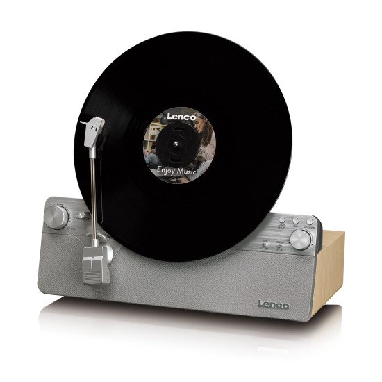 Lenco LSA-071SI Tourne-disque entraîné par courroie Gris Manuel