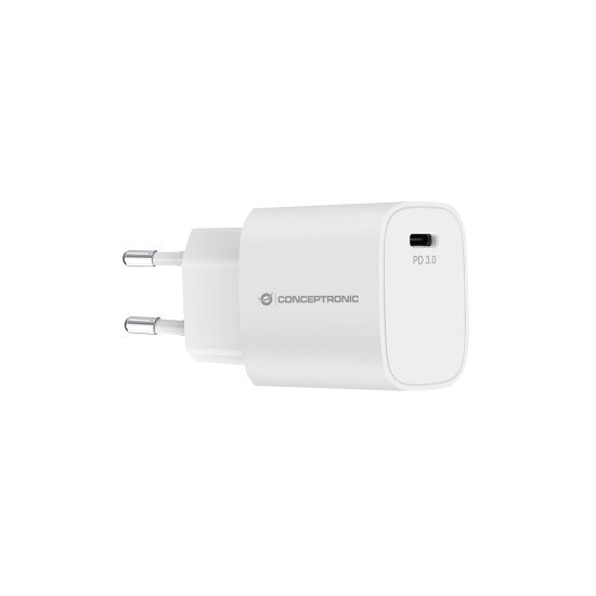 Conceptronic ALTHEA14W chargeur d'appareils mobiles Universel Blanc Secteur Charge rapide Intérieure
