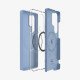 Spigen Silicone Fit (MagFit) coque de protection pour téléphones portables 17,5 cm (6.9") Housse Bleu Spigen Silicone Fit (MagFit) coque de protection pour téléphones portables 17,5 cm (6.9") Housse Bleu