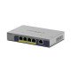 NETGEAR GS105P Non-géré Gigabit Ethernet (10/100/1000) Connexion Ethernet POE Montage sur le bureau ou sur le mur Gris