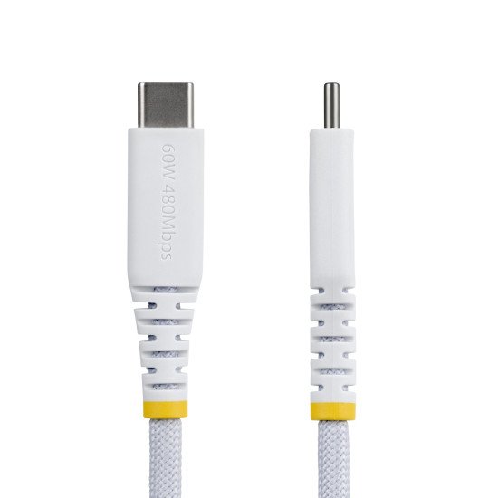 StarTech.com USB2CC30CMNCBRWH câble USB USB 2.0 0,3 m USB C Blanc