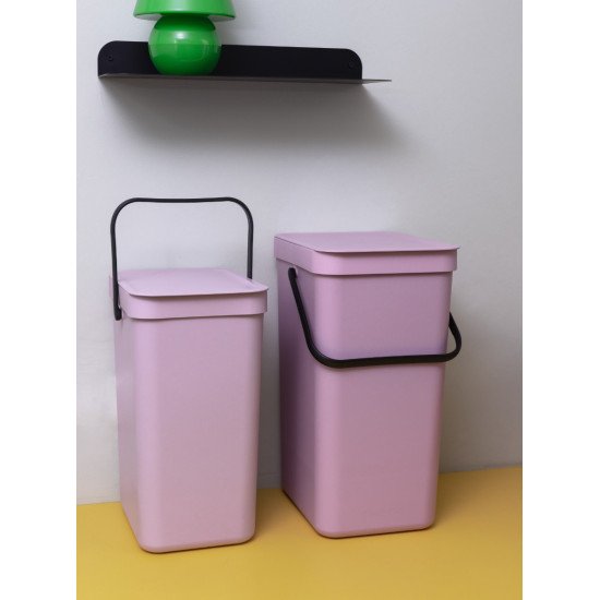 Brabantia Sort & Go 12 L Rectangulaire Plastique recyclé Rose