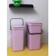 Brabantia Sort & Go 12 L Rectangulaire Plastique recyclé Rose