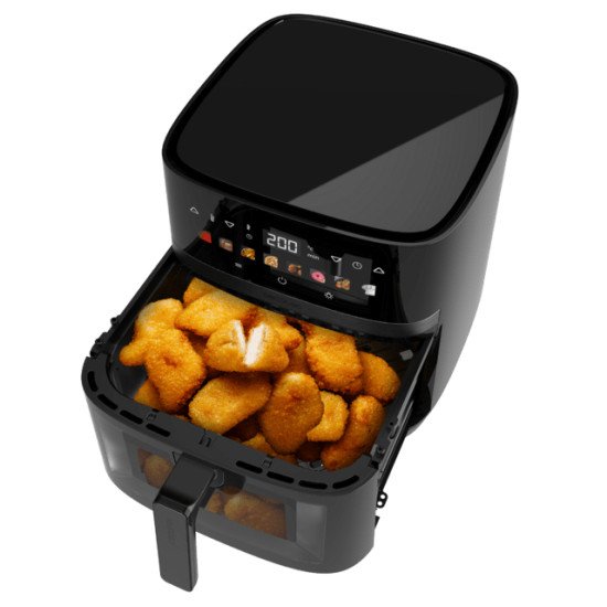 Cecotec Cecofry&Grill Duoheat 8000 Unique 8 L Autonome 2200 W Friteuse d'air chaud Noir