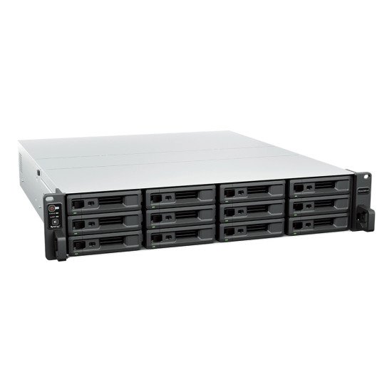 Synology RackStation RS2423RP+II NAS Rack (2 U) AMD Ryzen V1780B 8 Go DDR4 0 To DiskStation Manager Noir
