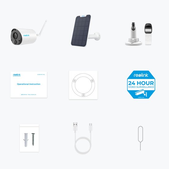 Reolink Argus Series B320 Balle (forme) Caméra de sécurité IP Intérieure et extérieure 1920 x 1080 pixels Mur