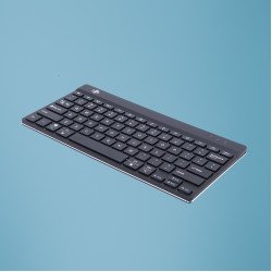 R-Go Tools Clavier ergonomique R-Go Compact Break, clavier compact avec logiciel de pause,QWERTY (NORDIC), Bluetooth, noir R-Go Tools Clavier ergonomique R-Go Compact Break, clavier compact avec logiciel de pause,QWERTY (NORDIC), Bluetooth, noir