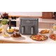 Ninja DZ300EU friteuse Double 7,6 L Autonome 2400 W Friteuse d'air chaud Gris Ninja DZ300EU friteuse Double 7,6 L Autonome 2400 W Friteuse d'air chaud Gris