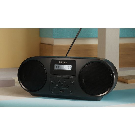 Philips TAZ6000/10 Lecteur de CD Lecteur CD portable Noir