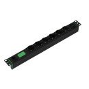 APC Easy Rack unité de distribution d'énergie 7 sortie(s) CA 1U Noir