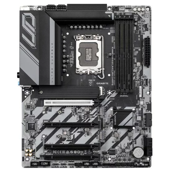 GIGABYTE Carte mère Z890 UD WIFI6E - Prend en charge les processeurs Intel Core Ultra (Série 2), VRM à 12+1+2 phases, jusqu'à 8800MHz DDR5 (OC), 1xPCIe 5.0 + 2xPCIe 4.0, Wi-Fi 6E, LAN 2.5GbE, USB 4 GIGABYTE Carte mère Z890 UD WIFI6E - Prend en charge les processeurs Intel Core Ultra (Série 2), VRM à 12+1+2 phases, jusqu'à 8800MHz DDR5 (OC), 1xPCIe 5.0 + 2xPCIe 4.0, Wi-Fi 6E, LAN 2.5GbE, USB 4