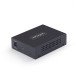 StarTech.com Convertisseur de Média Fibre Optique 10 GbE SFP+, 10 Gigabit Ethernet RJ-45 vers 10GBASE-X SFP+, Monomode, Multimode, Trames Jumbo 16K, Conforme TAA