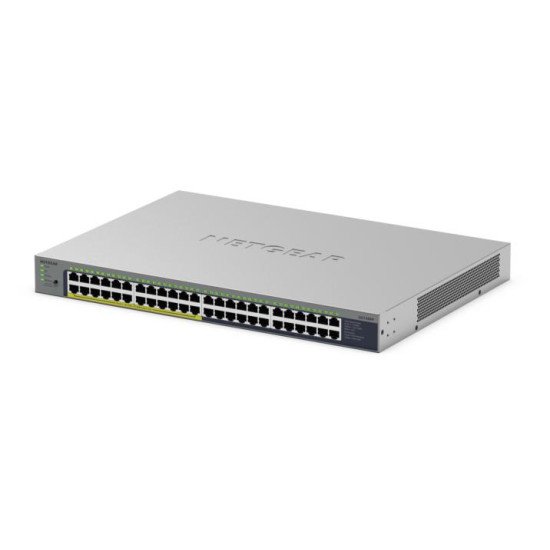 NETGEAR GS748PP Non-géré Gigabit Ethernet (10/100/1000) Connexion Ethernet POE Gris