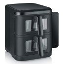 Severin FR 2468 Double 11 L Autonome 2800 W Friteuse d'air chaud Noir